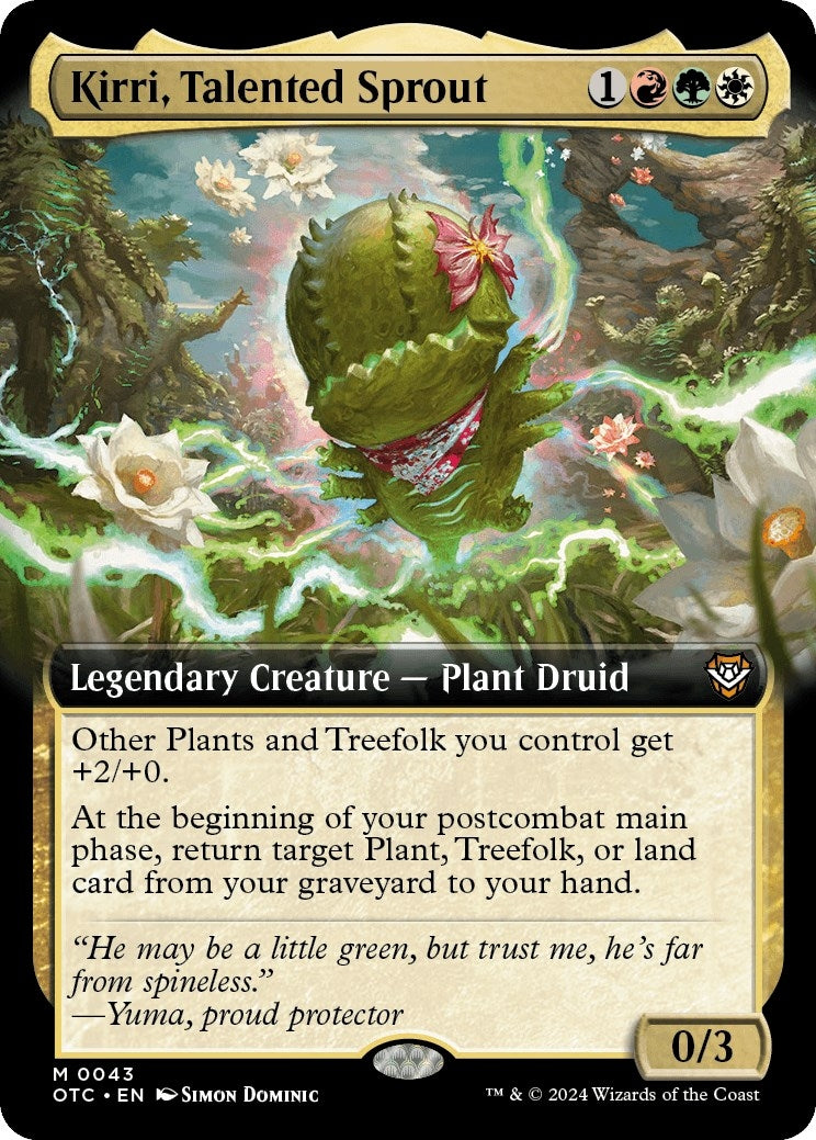 Image for Kirri, Talented Sprout (Extended Art) (Commander: Outlaws of Thunder Junction) (43) - Magic: The Gathering