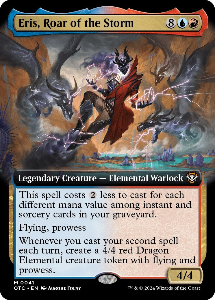 Image for Eris, Roar of the Storm (Extended Art) (Commander: Outlaws of Thunder Junction) (41) - Magic: The Gathering
