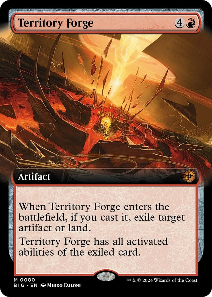 Image for Territory Forge (Extended Art) (Outlaws of Thunder Junction: The Big Score) (80) - Magic: The Gathering
