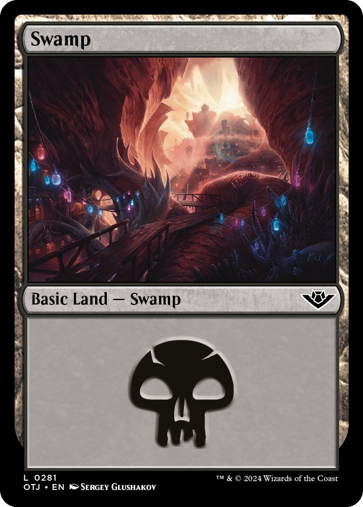 Image for Swamp (0281) (Outlaws of Thunder Junction) (281) - Magic: The Gathering
