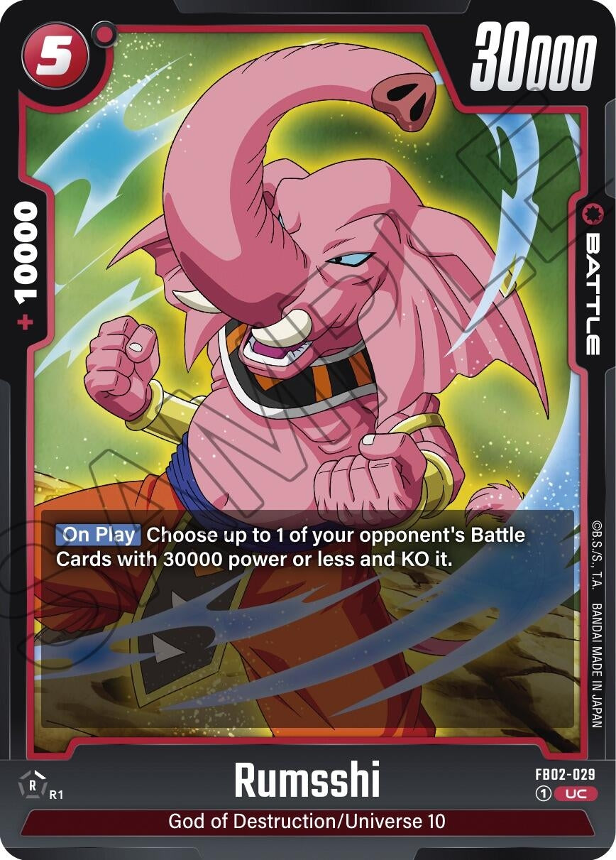 Image for Rumsshi (Blazing Aura) (FB02-029) - Dragon Ball Super: Fusion World