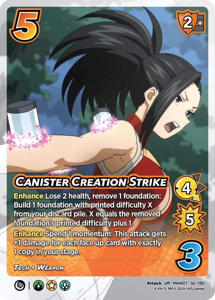 Image for Canister Creation Strike (UniVersus: My Hero Academia: Girl Power) (56/180) - UniVersus