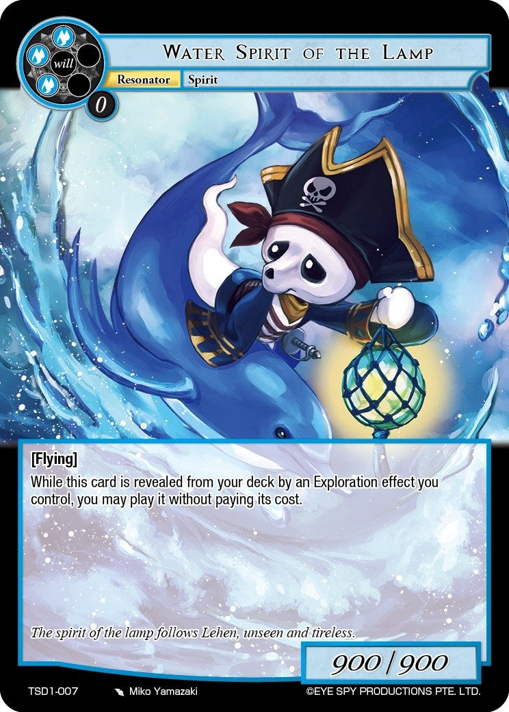 Image for Water Spirit of the Lamp (Starter Deck: Lehen) (TSD1-007) - Force of Will