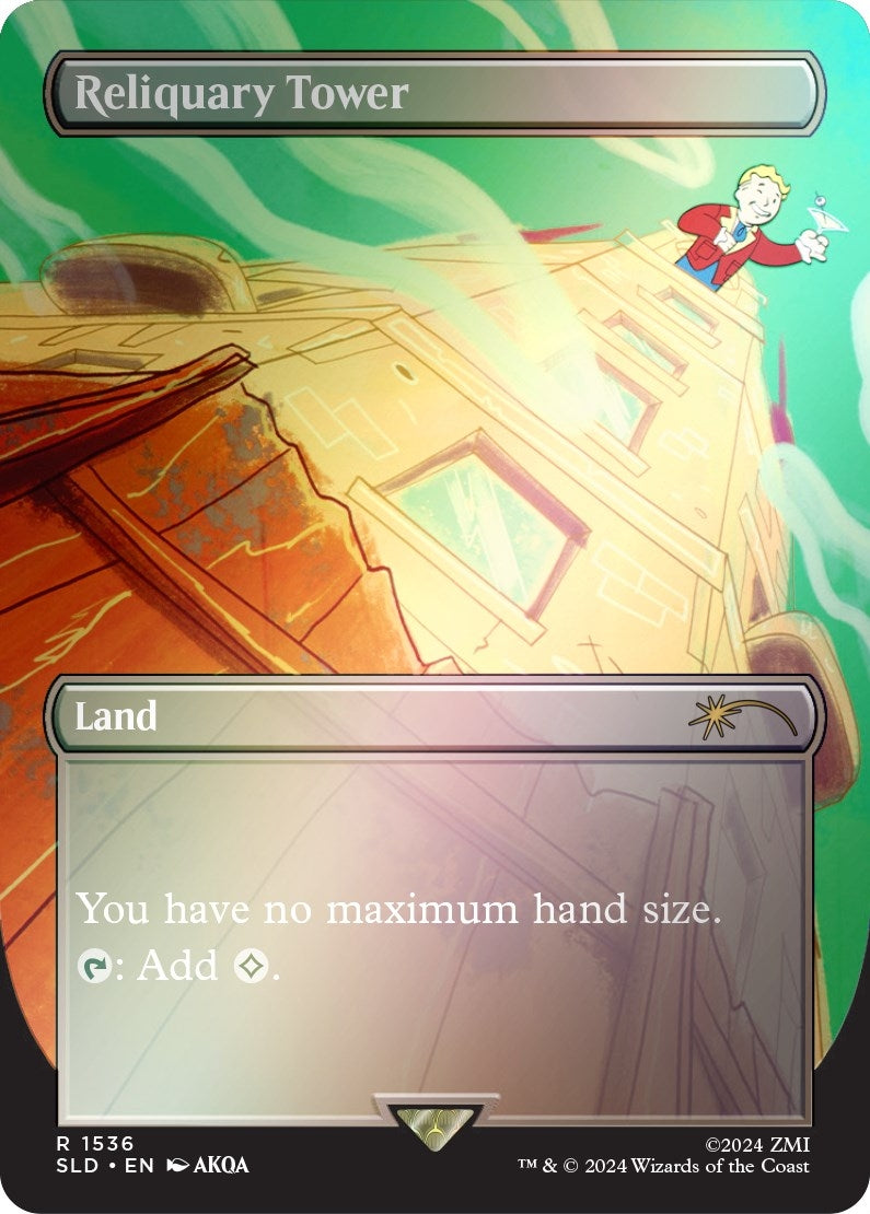 Image for Reliquary Tower (1536) (Rainbow Foil) (Secret Lair Drop Series) (1536) - Magic: The Gathering