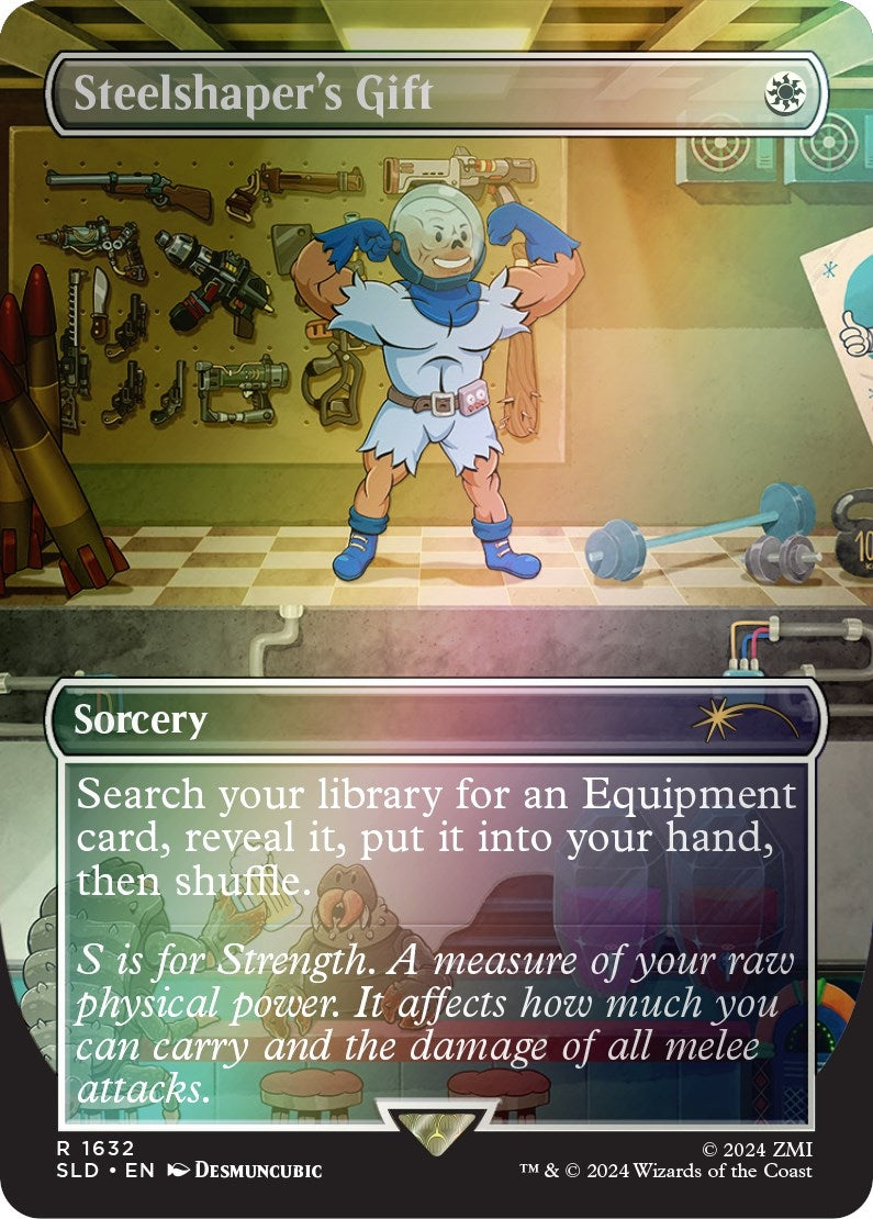 Image for Steelshaper's Gift (Rainbow Foil) (Secret Lair Drop Series) (1632) - Magic: The Gathering