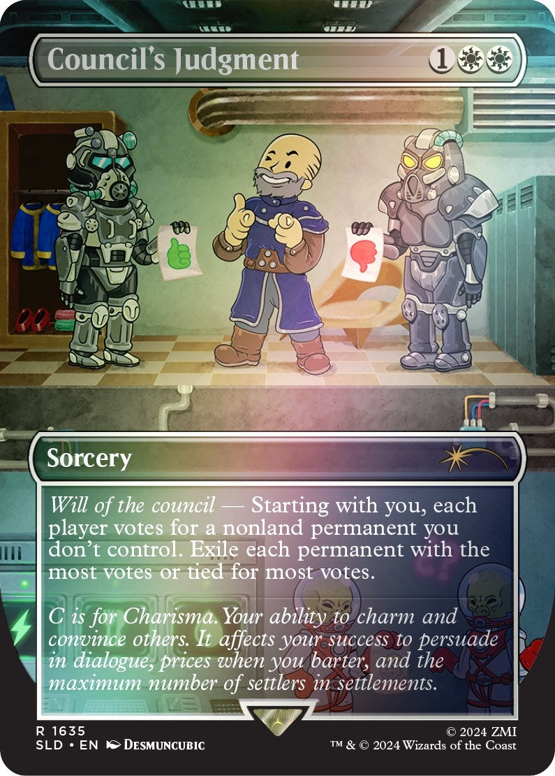 Image for Council's Judgment (Rainbow Foil) (Secret Lair Drop Series) (1635) - Magic: The Gathering