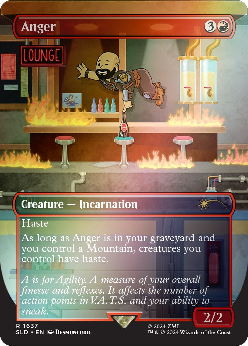 Image for Anger (Rainbow Foil) (Secret Lair Drop Series) (1637) - Magic: The Gathering