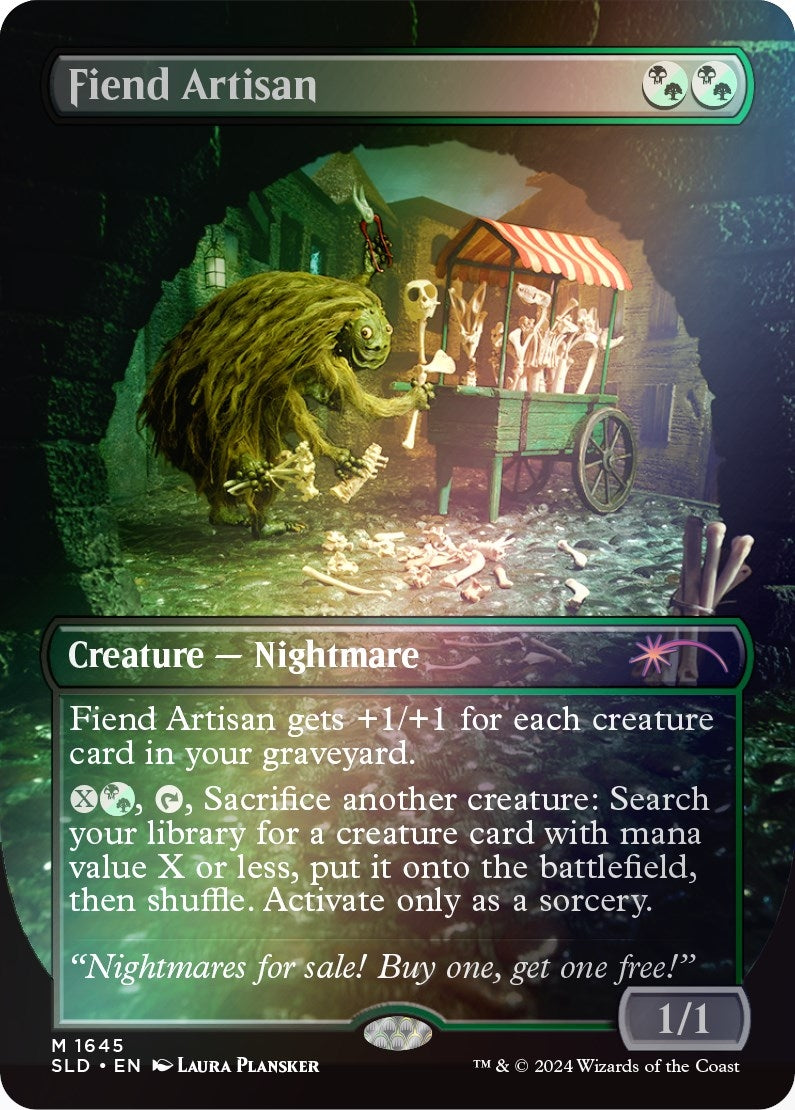 Image for Fiend Artisan (Rainbow Foil) (Secret Lair Drop Series) (1645) - Magic: The Gathering
