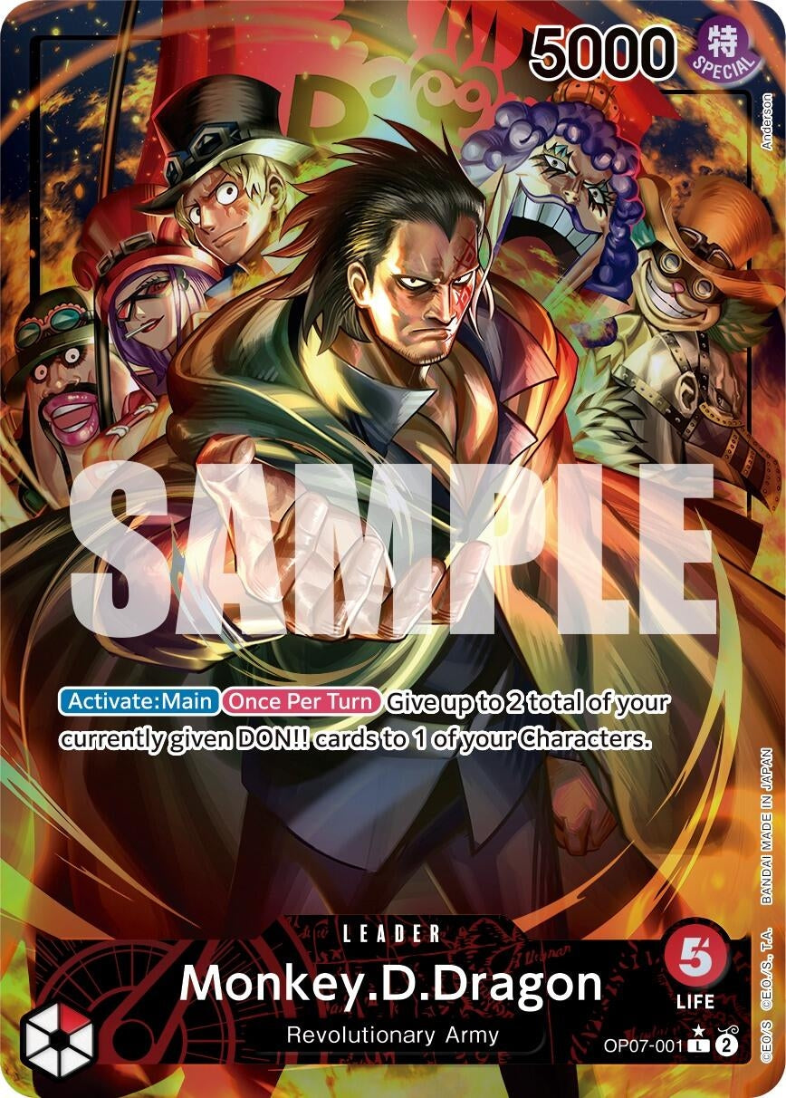 Image for Monkey.D.Dragon (001) (Parallel) (500 Years in the Future) (OP07-001) - One Piece Card Game