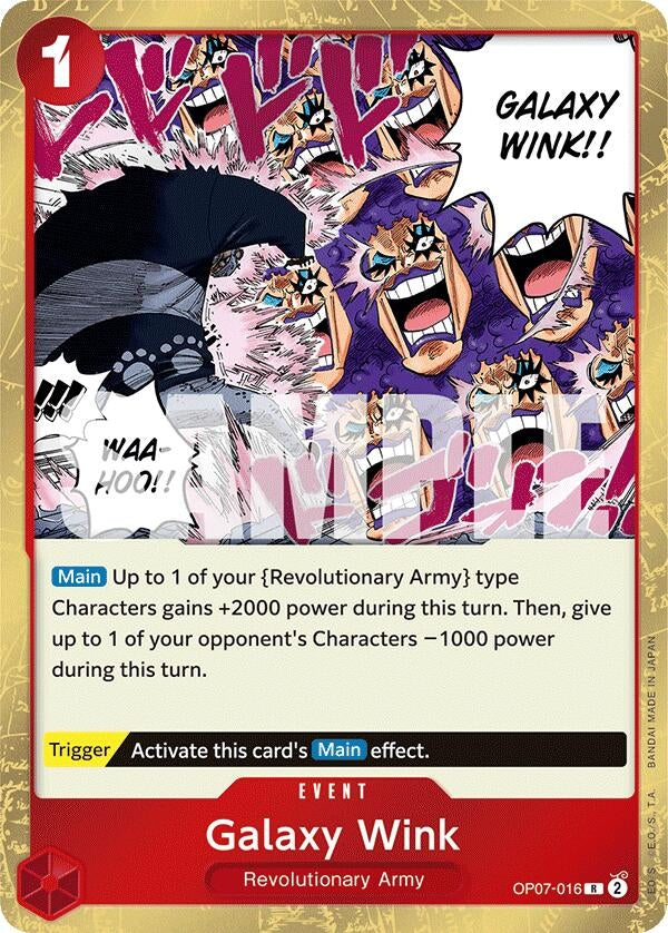 Image for Galaxy Wink (500 Years in the Future) (OP07-016) - One Piece Card Game