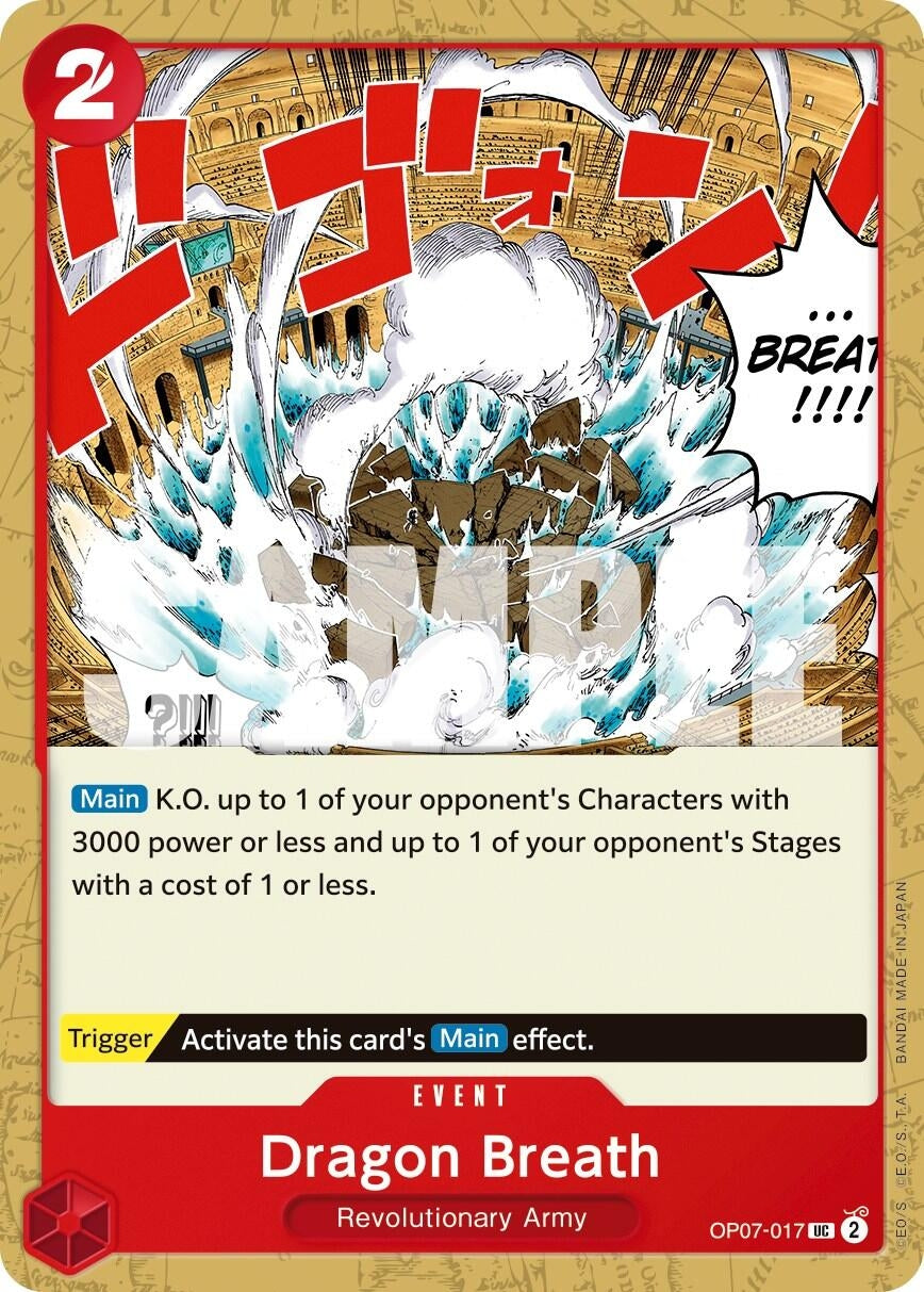 Image for Dragon Breath (500 Years in the Future) (OP07-017) - One Piece Card Game