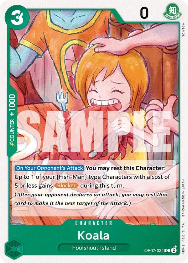 Image for Koala (500 Years in the Future) (OP07-024) - One Piece Card Game