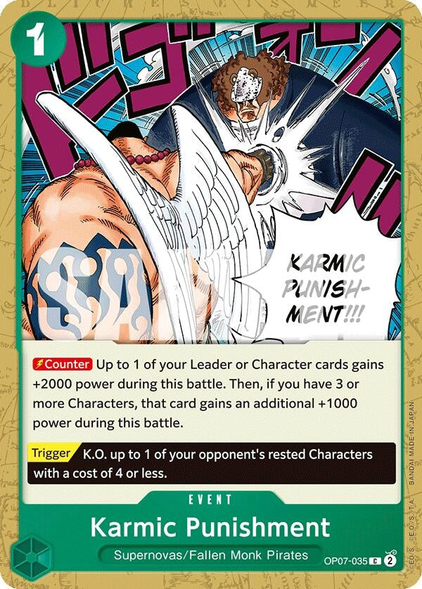 Image for Karmic Punishment (500 Years in the Future) (OP07-035) - One Piece Card Game
