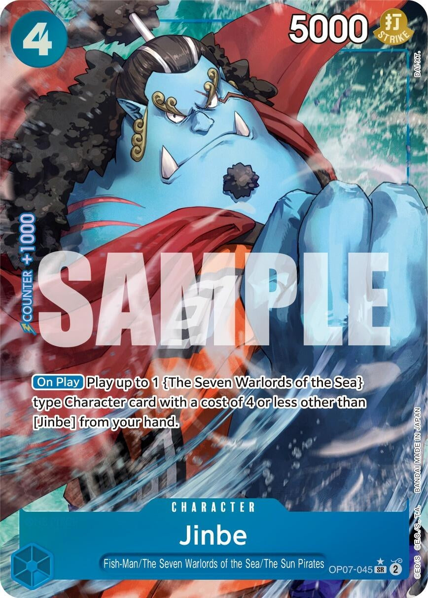 Image for Jinbe (045) (Parallel) (500 Years in the Future) (OP07-045) - One Piece Card Game