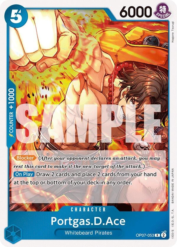 Image for Portgas.D.Ace (053) (500 Years in the Future) (OP07-053) - One Piece Card Game