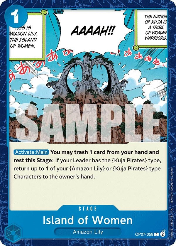Image for Island of Women (500 Years in the Future) (OP07-058) - One Piece Card Game