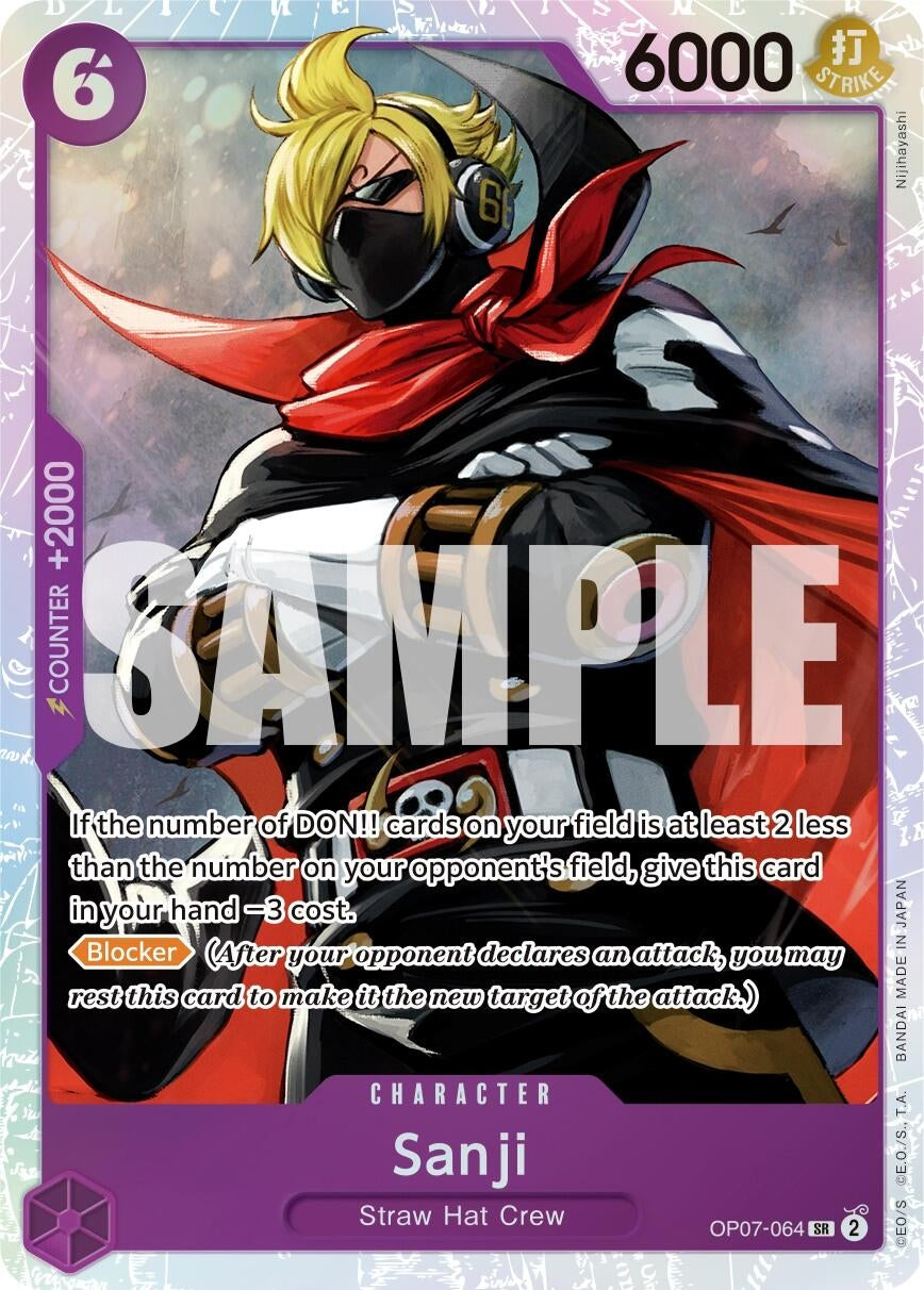 Image for Sanji (500 Years in the Future) (OP07-064) - One Piece Card Game