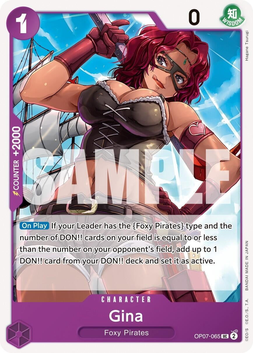 Image for Gina (500 Years in the Future) (OP07-065) - One Piece Card Game