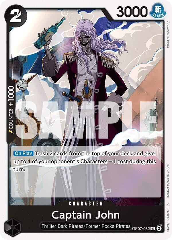 Image for Captain John (500 Years in the Future) (OP07-082) - One Piece Card Game