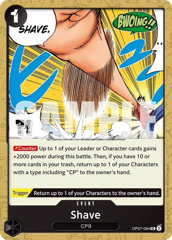 Image for Shave (500 Years in the Future) (OP07-094) - One Piece Card Game