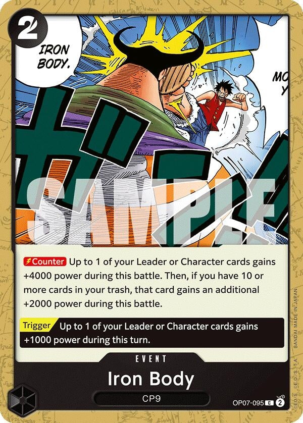 Image for Iron Body (500 Years in the Future) (OP07-095) - One Piece Card Game