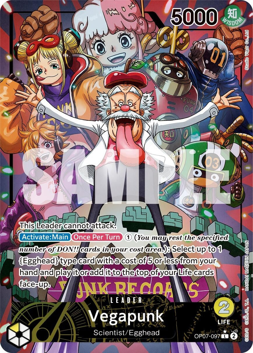 Image for Vegapunk (Parallel) (500 Years in the Future) (OP07-097) - One Piece Card Game