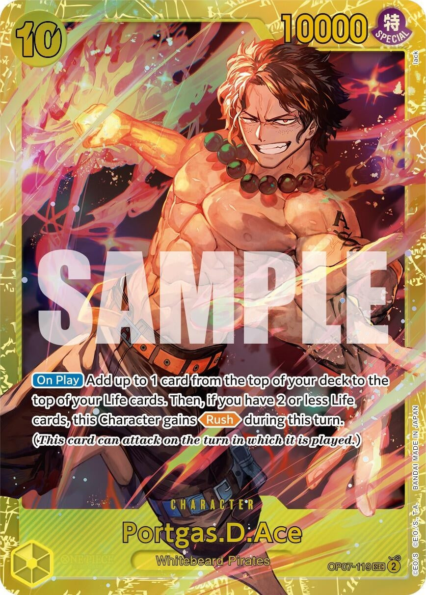 Image for Portgas.D.Ace (119) (500 Years in the Future) (OP07-119) - One Piece Card Game