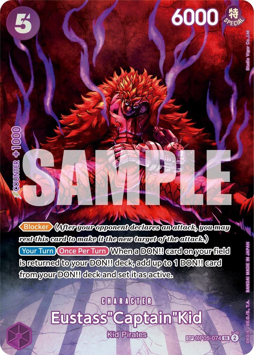 Image for Eustass"Captain"Kid (SP) (500 Years in the Future) (OP05-074) - One Piece Card Game