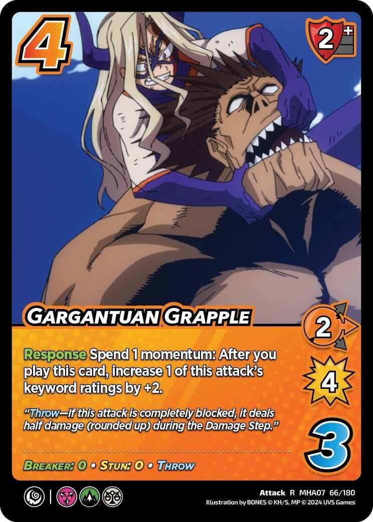 Image for Gargantuan Grapple (UniVersus: My Hero Academia: Girl Power) (66/180) - UniVersus