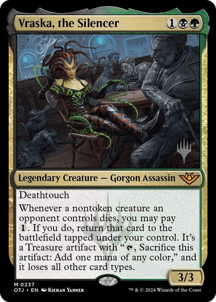 Image for Vraska, the Silencer (Promo Pack: Outlaws of Thunder Junction) (237) - Magic: The Gathering