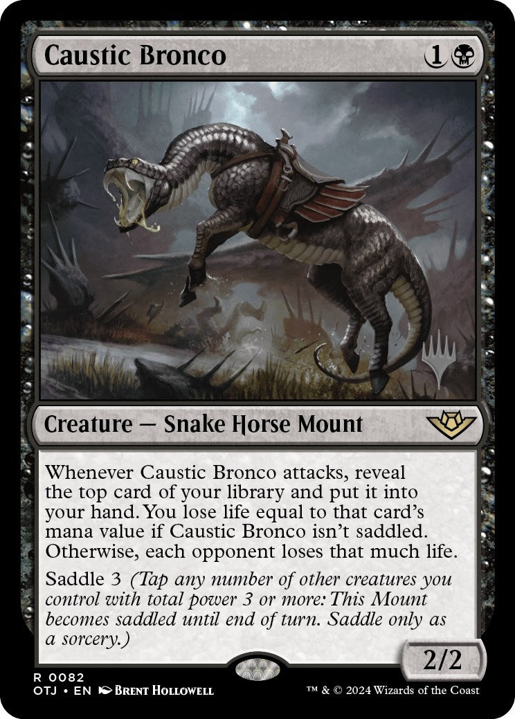 Image for Caustic Bronco (Promo Pack: Outlaws of Thunder Junction) (82) - Magic: The Gathering