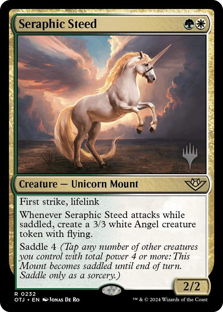 Image for Seraphic Steed (Promo Pack: Outlaws of Thunder Junction) (232) - Magic: The Gathering