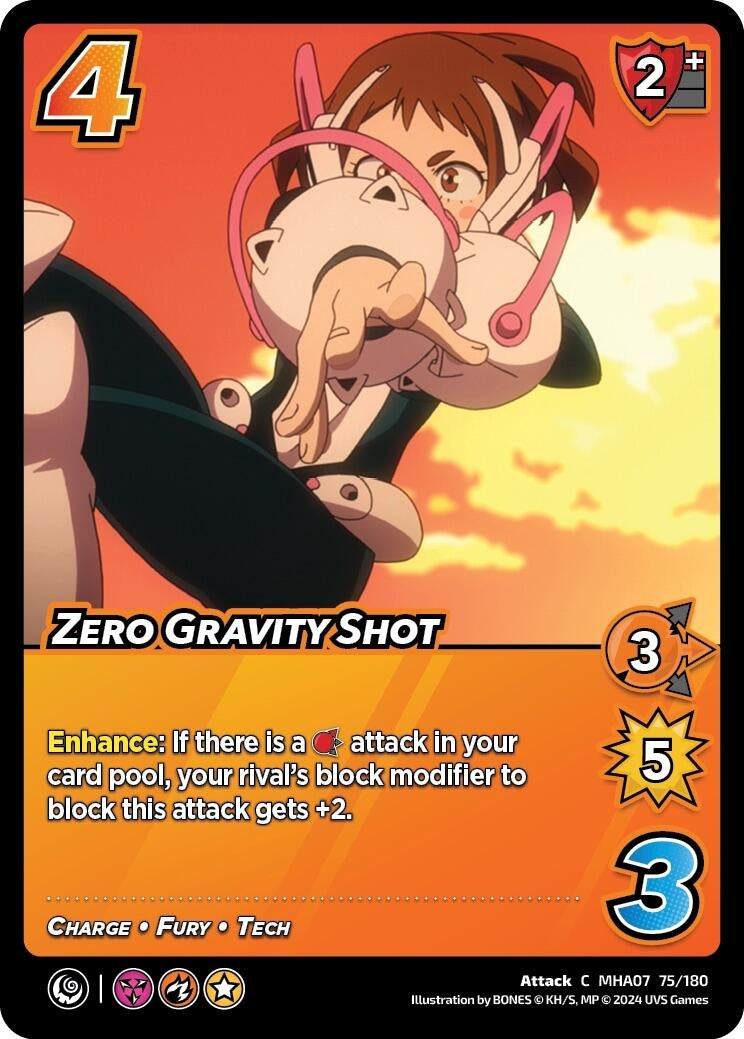 Image for Zero Gravity Shot (UniVersus: My Hero Academia: Girl Power) (75/180) - UniVersus