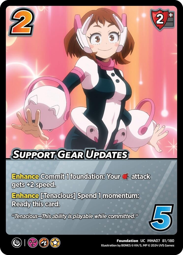 Image for Support Gear Updates (UniVersus: My Hero Academia: Girl Power) (81/180) - UniVersus