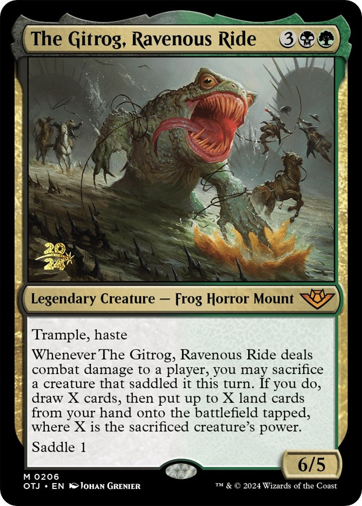 Image for The Gitrog, Ravenous Ride (Prerelease Cards) (206) - Magic: The Gathering