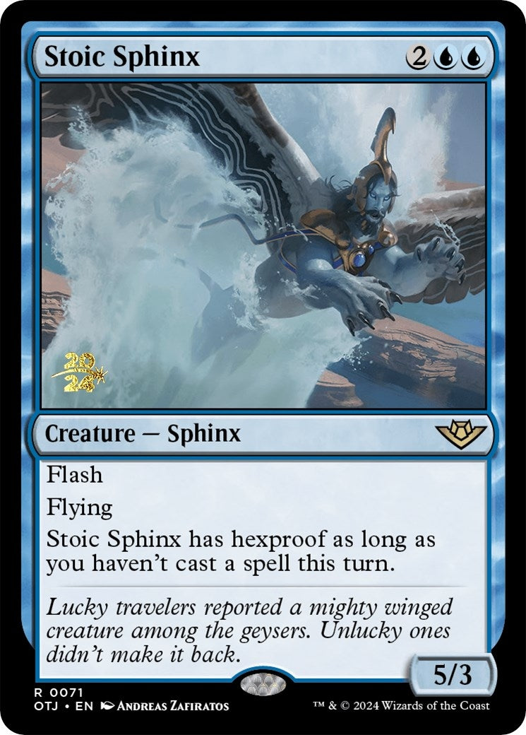 Image for Stoic Sphinx (Prerelease Cards) (71) - Magic: The Gathering