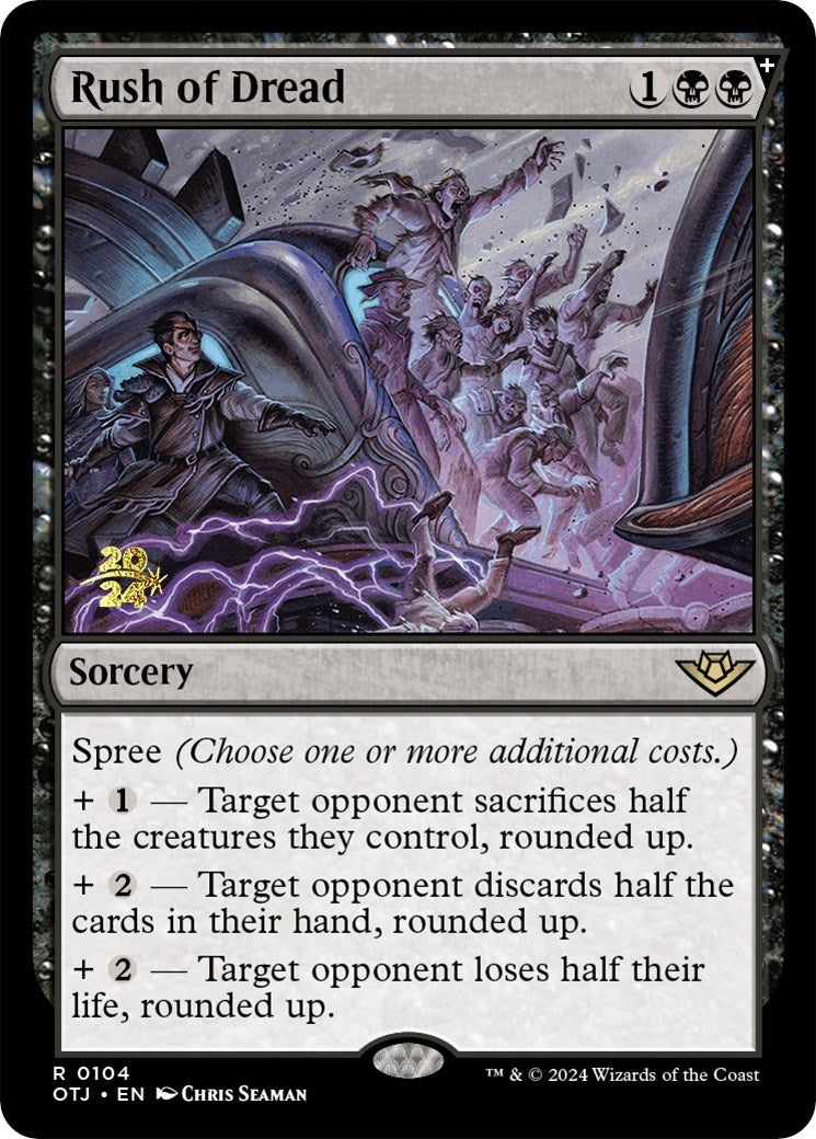 Image for Rush of Dread (Prerelease Cards) (104) - Magic: The Gathering