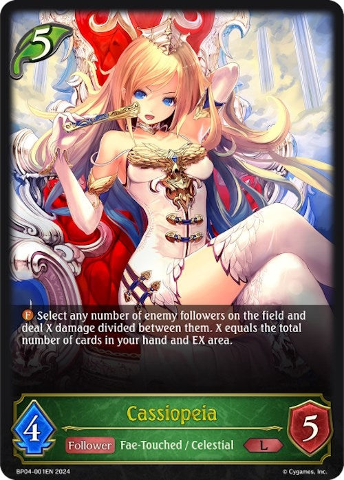 Image for Cassiopeia (BP04: Cosmic Mythos) (BP04-001EN) - Shadowverse: Evolve
