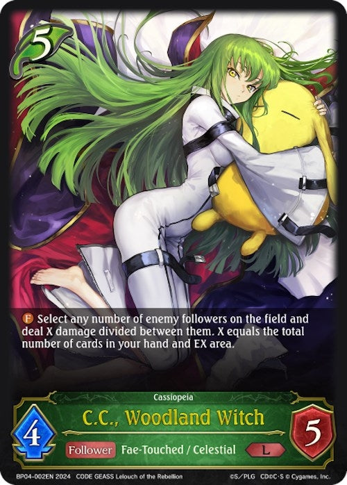 Image for C.C., Woodland Witch (BP04: Cosmic Mythos) (BP04-002EN) - Shadowverse: Evolve