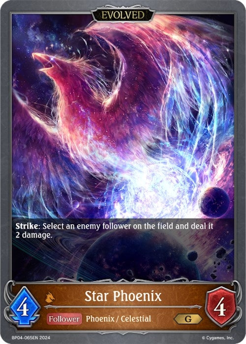 Image for Star Phoenix (Evolved) (BP04: Cosmic Mythos) (BP04-065EN) - Shadowverse: Evolve