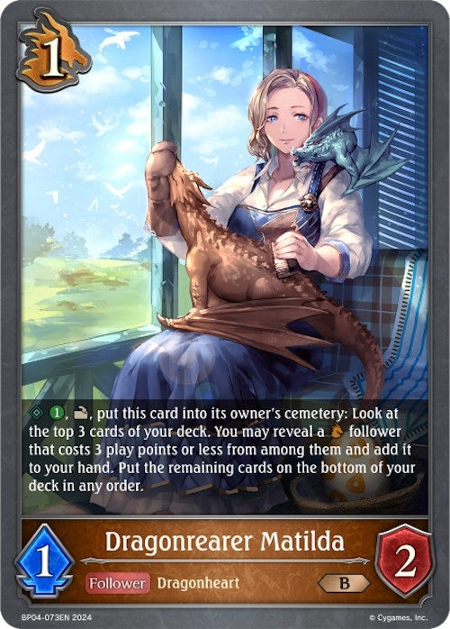 Image for Dragonrearer Matilda (BP04: Cosmic Mythos) (BP04-073EN) - Shadowverse: Evolve