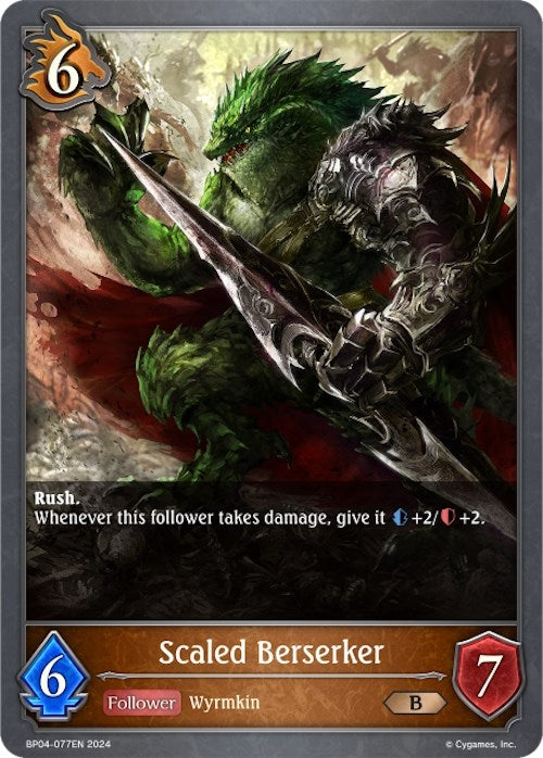 Image for Scaled Berserker (BP04: Cosmic Mythos) (BP04-077EN) - Shadowverse: Evolve