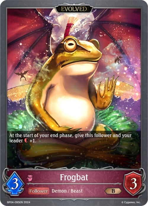 Image for Frogbat (Evolved) (BP04: Cosmic Mythos) (BP04-095EN) - Shadowverse: Evolve