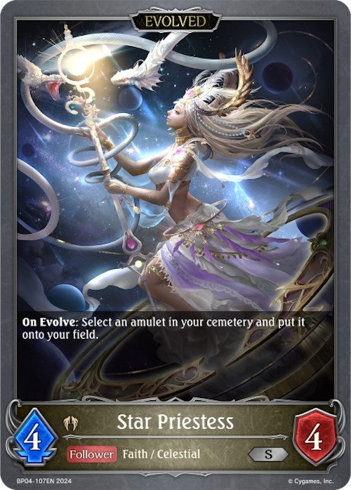 Image for Star Priestess (Evolved) (BP04: Cosmic Mythos) (BP04-107EN) - Shadowverse: Evolve