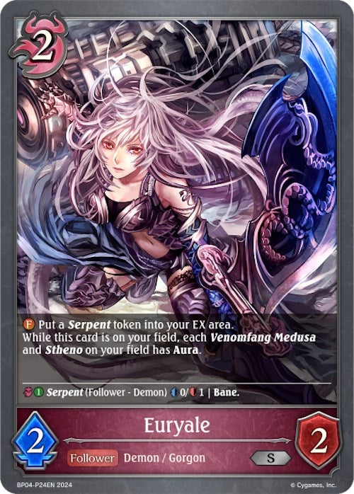 Image for Euryale - P24EN (Foil) (BP04: Cosmic Mythos) (BP04-P24EN) - Shadowverse: Evolve
