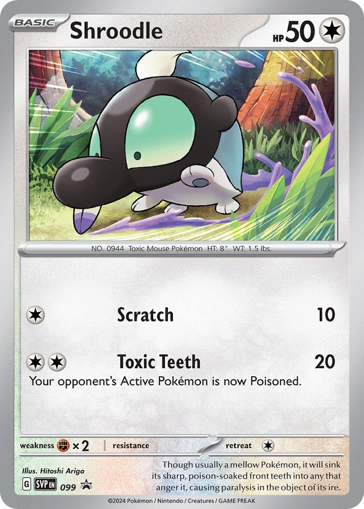 Image for Shroodle - 099 (SV: Scarlet & Violet Promo Cards) (099) - Pokemon