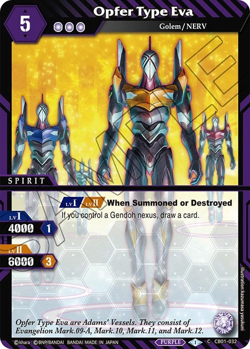 Image for Opfer Type Eva (Collaboration Booster 01: Halo of Awakening) (CB01-032) - Battle Spirits Saga