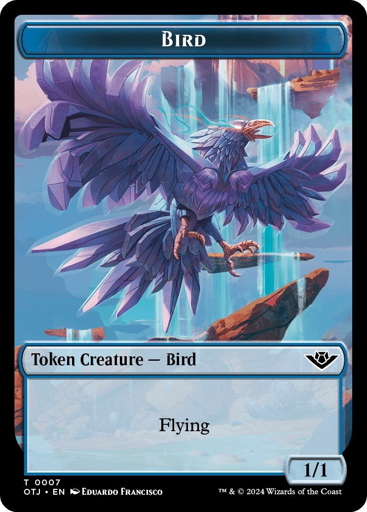 Image for Bird // Plot Double-Sided Token (Outlaws of Thunder Junction) (7 // 20) - Magic: The Gathering