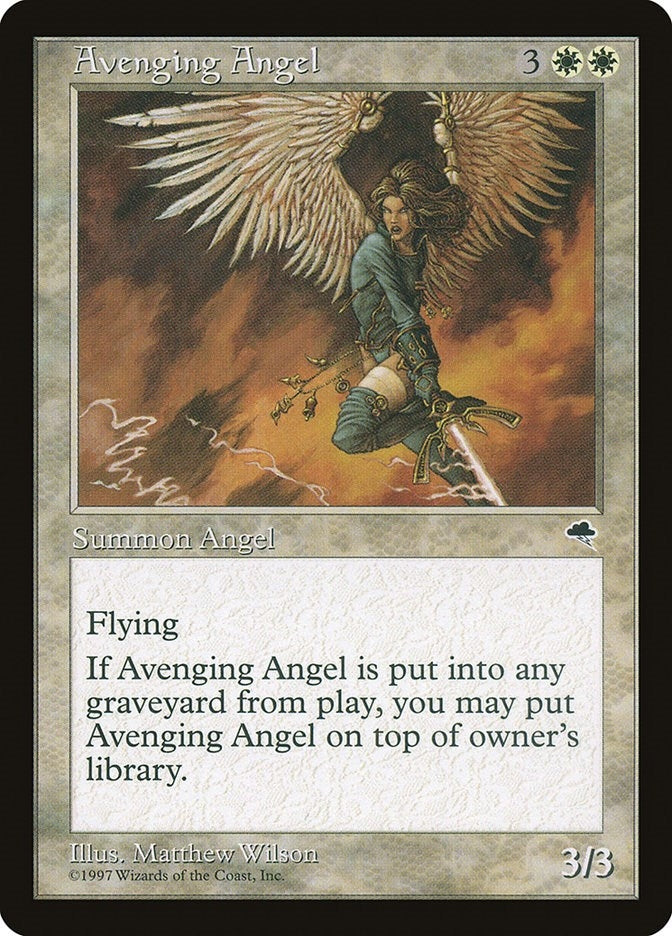 Image for Avenging Angel (Tempest) (7) - Magic: The Gathering