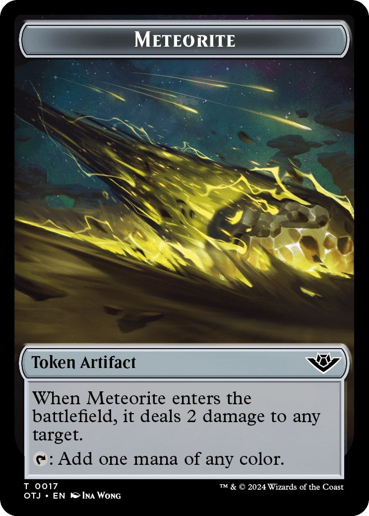 Image for Meteorite Token (Outlaws of Thunder Junction) (17) - Magic: The Gathering